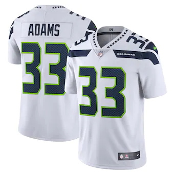 mens nike jamal adams white seattle seahawks vapor limited 